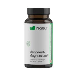 Magnesium aus 6 Verbindungen, Vitamin D3, aktiviertes Vitamin B6
